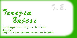 terezia bajcsi business card